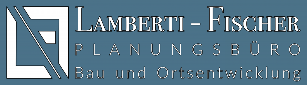 Das Logo repräsentiert unser  Planungsbüro: Lamberti - Fischer